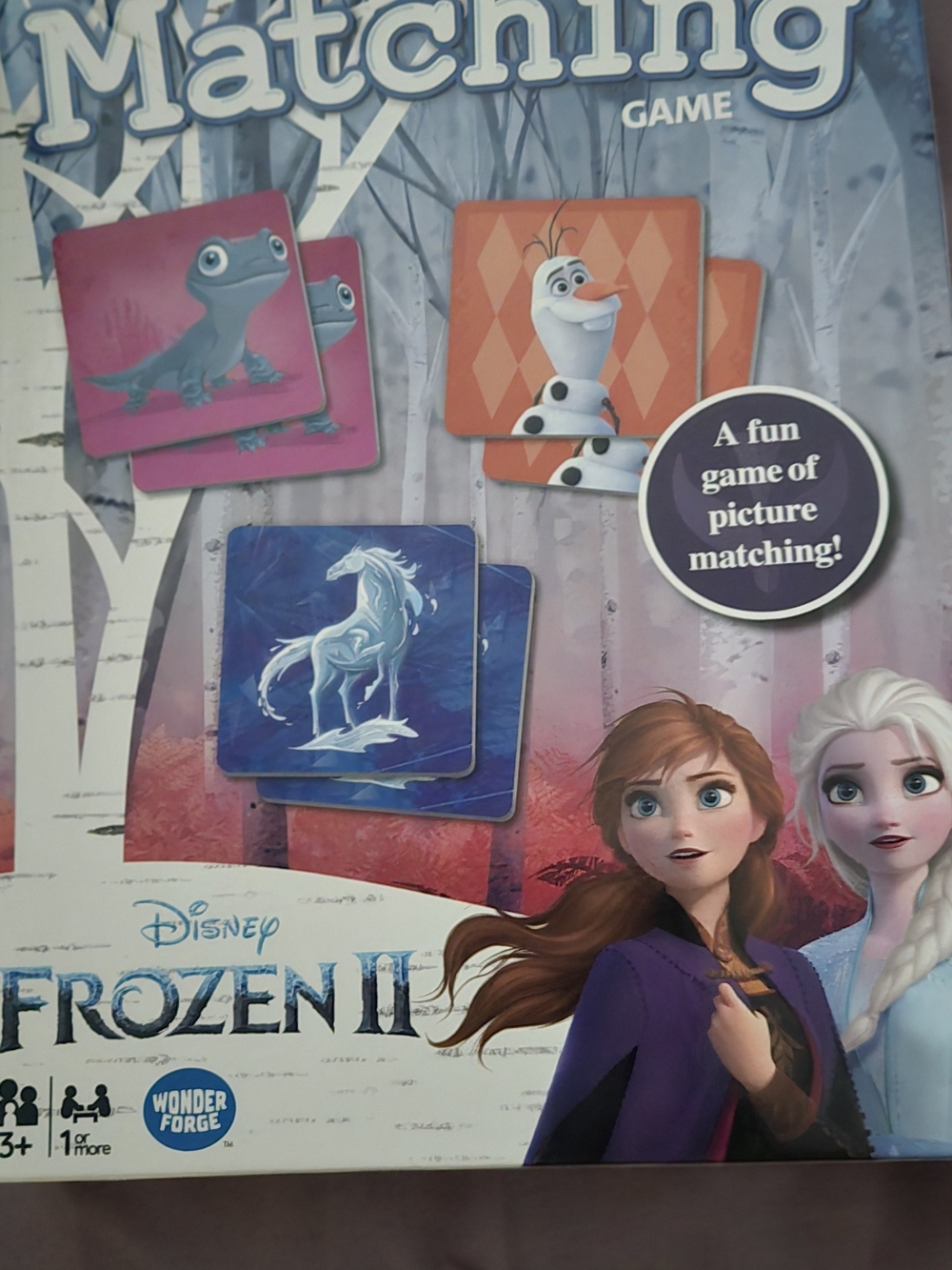 Disney Frozen II Matching Game - Purple, Blue, Orange